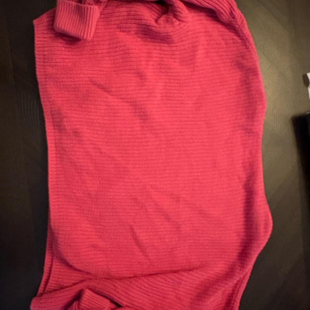Cozy Pink Ribbed Sweater
